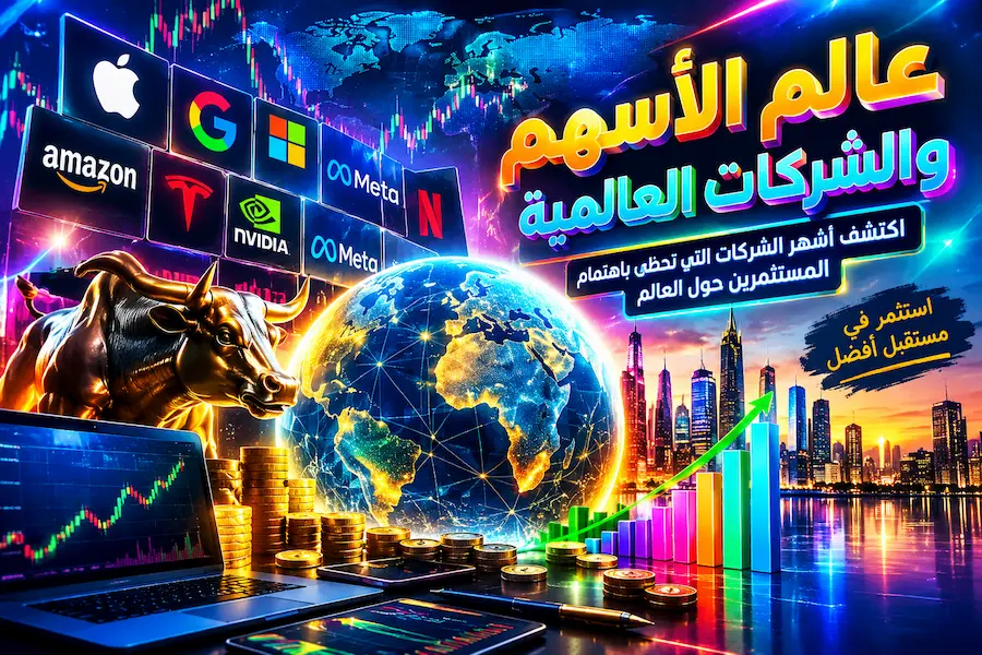 عالم الأسهم والشركات العالمية والاستثمار في الأسواق العالمية